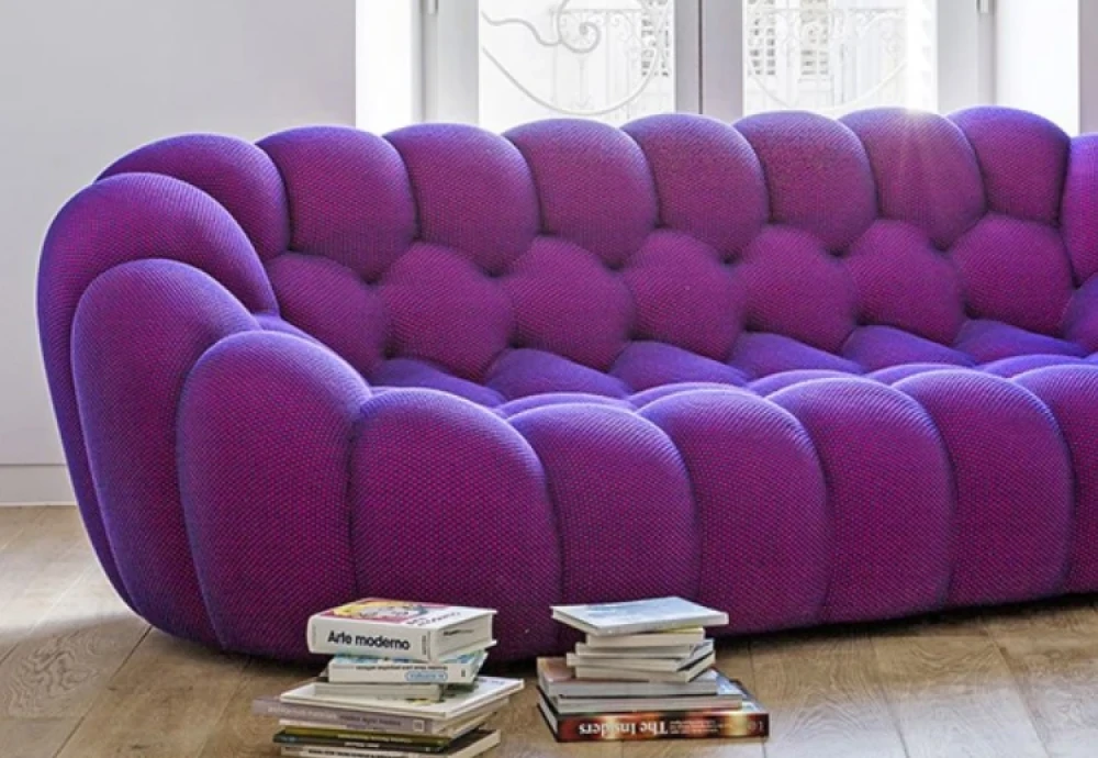 bubble 2 curved 3-4 seat sofa